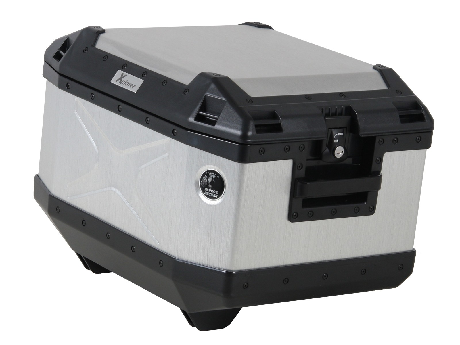 Topcase Alu Xplorer 45 argento Hepco & Becker