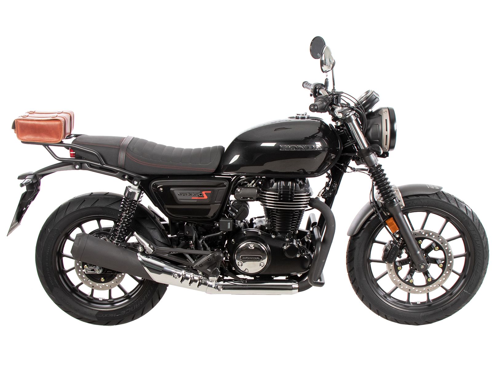 Portapacchi tubolare nero per Honda GB 350 S (25-) Hepco & Becker