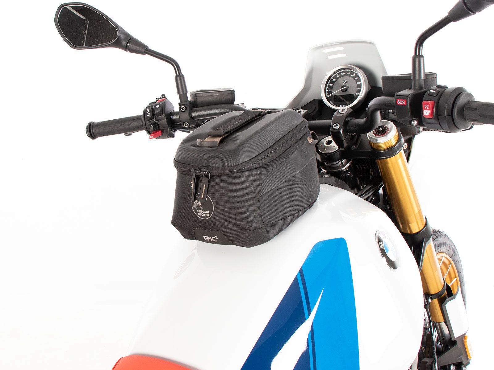 Anello serbatoio di base con blocco borsa serbatoio per BMW R 12 G/S (25-) Hepco & Becker