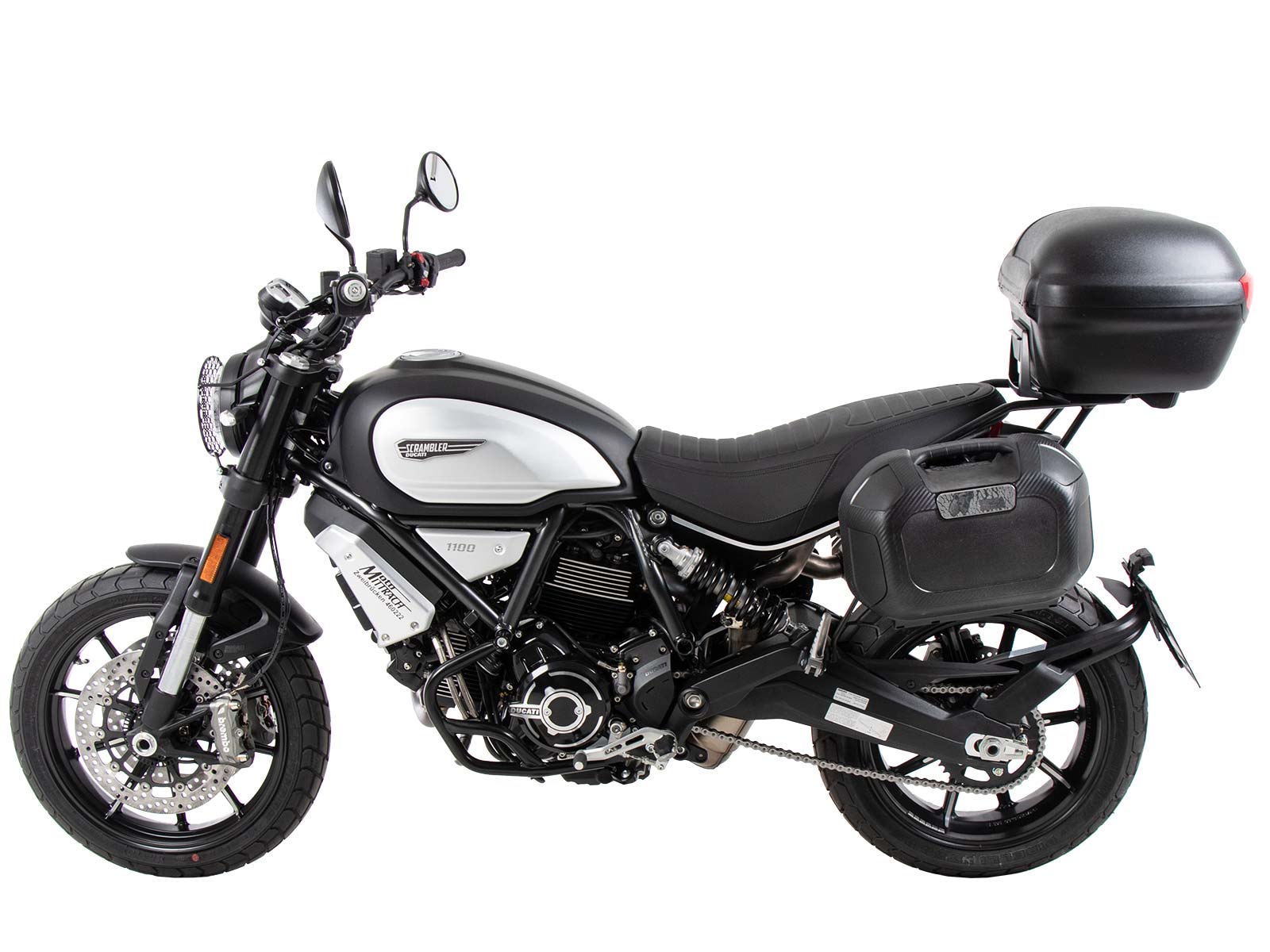 Easyrack porta bauletto nero per Ducati Scrambler 1100 Dark Pro /Pro /Sport Pro (21-24)