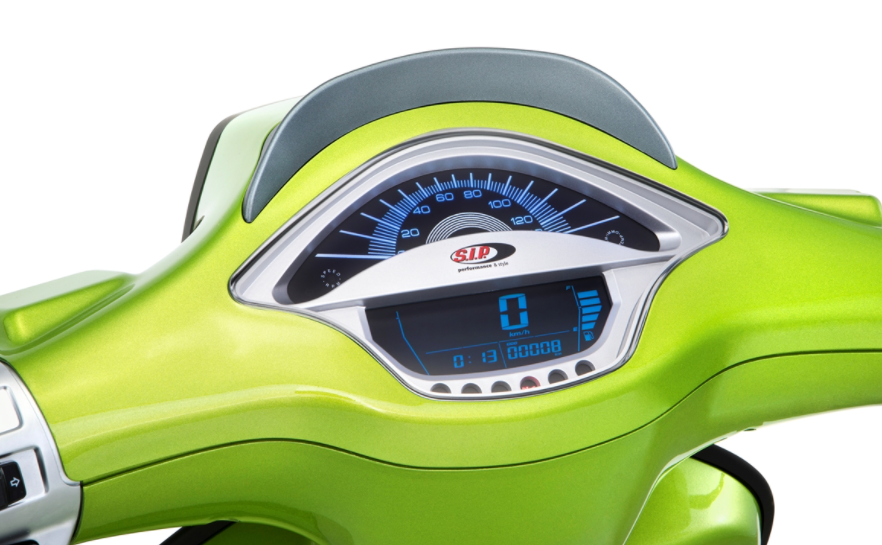 Contagiri/tachimetro per Vespa Primavera/Sprint 50-150cc 2T/4T AC, argento