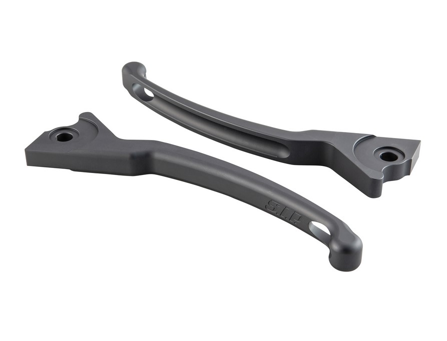 Set di leve freno sportive per Vespa, destra e sinistra, grigio opaco