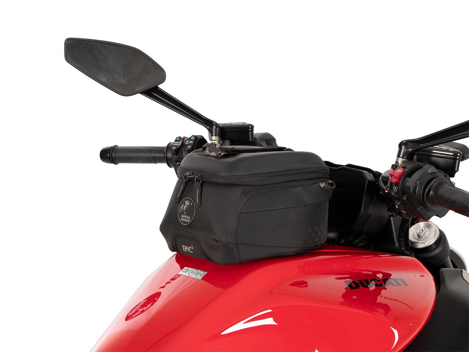 Anello serbatoio di base con blocco borsa serbatoio per Ducati Diavel V4 (23-) Hepco & Becker