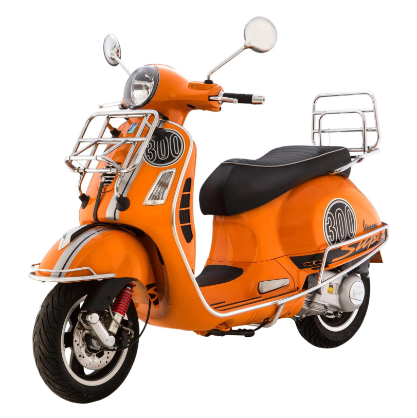 Coperchio laterale posteriore per Vespa GTS /GTS Super /GTV /GT 60, 125-300ccm, cromo