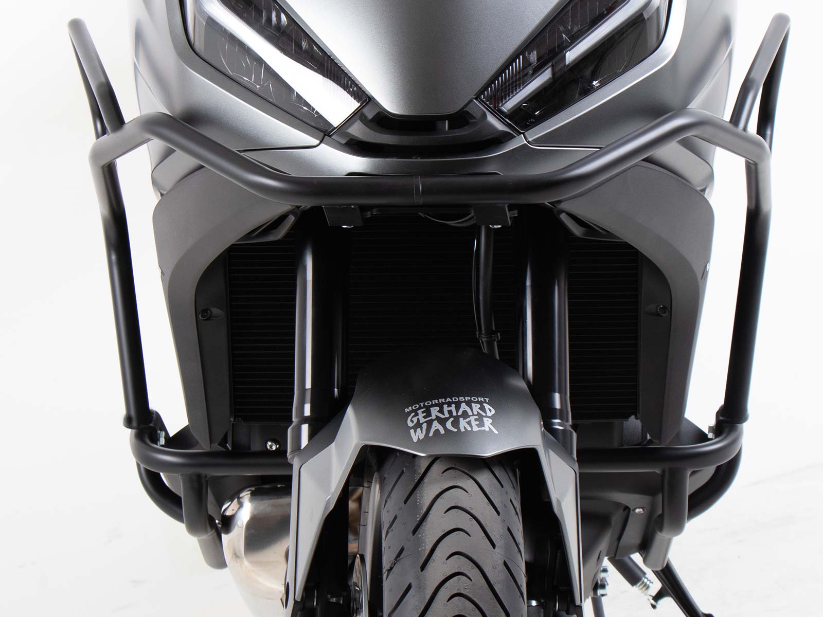 Barra di protezione serbatoio nera per Honda NT 1100 (22-24) Hepco & Becker