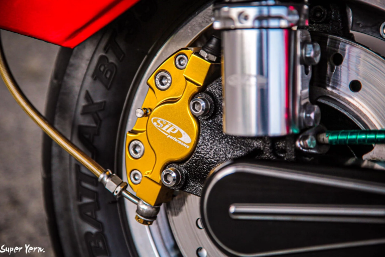 Copriforcellone stile VBB per Vespa PX 80-200ccm, nero