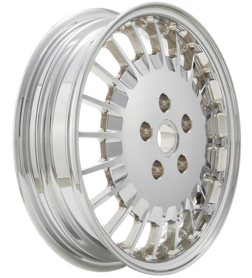 Cerchio anteriore/posteriore per Vespa GTS/GTS Super/GTV/GT 60/GT/GT L/946 125-300ccm, cromato