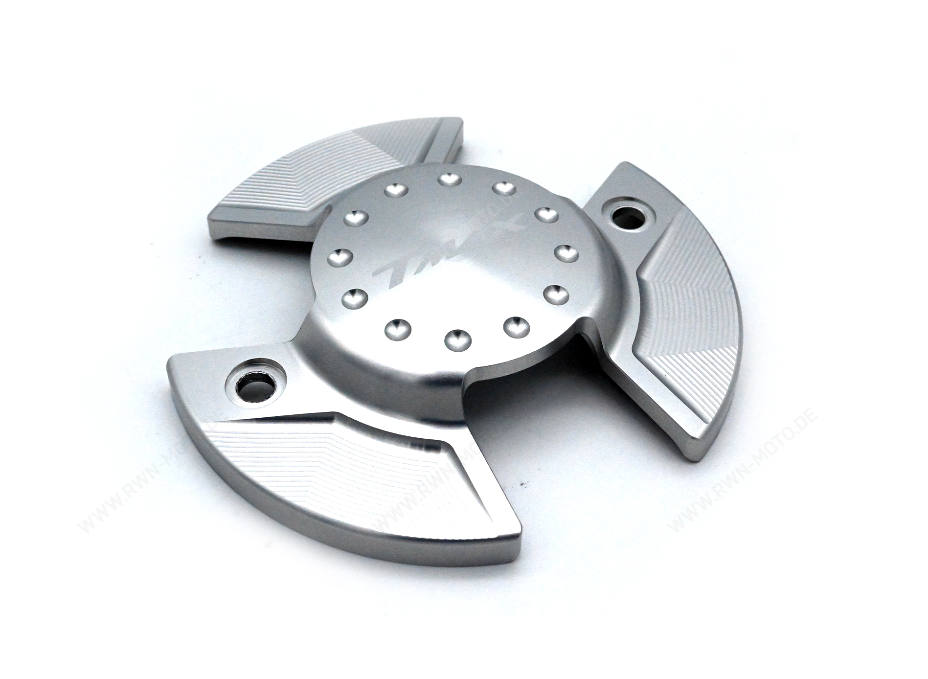 Coperchio motore ricavato dal pieno argento per Yamaha T-MAX (22-) Originale