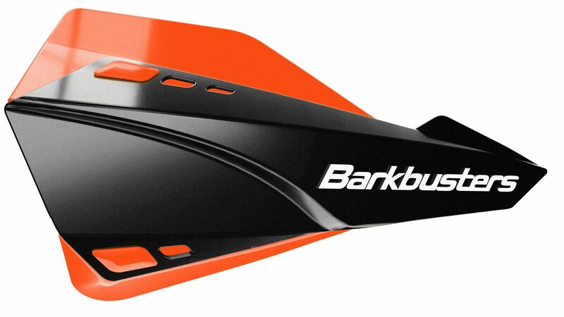 Barkbusters Sabre set di paramani con attacco universale nero/arancione