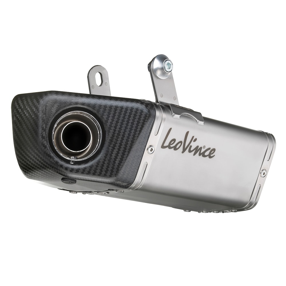 Impianto di scarico LeoVince Underbody Evo 2, Slip On per Kawasaki ER-6n/f / Ninja 650R / Versys 650