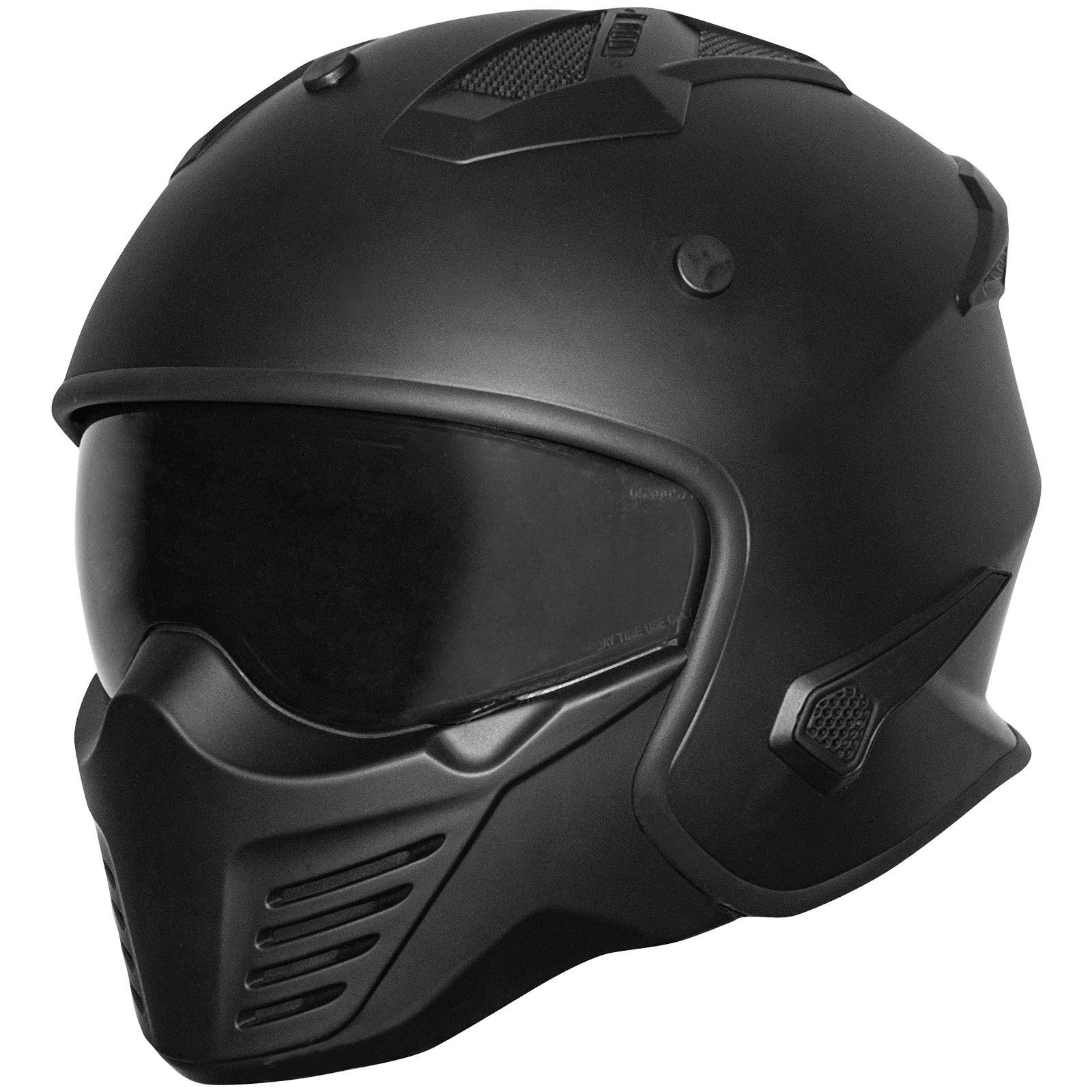 Casco Germot GM 44, nero opaco