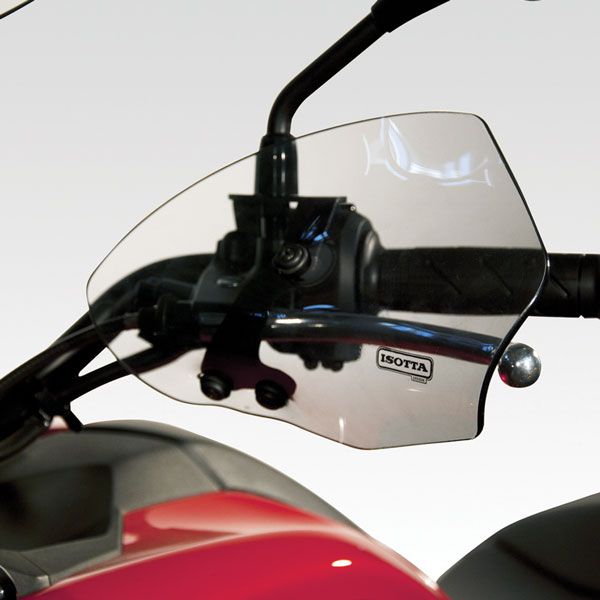 Coppia di paramani per Honda NC 700 X (12-13) / NC 750 X (14-15), trasparente