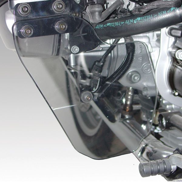 Kit parapiedi + paragambe per BMW R 1200 GS (04-07), fumè chiaro