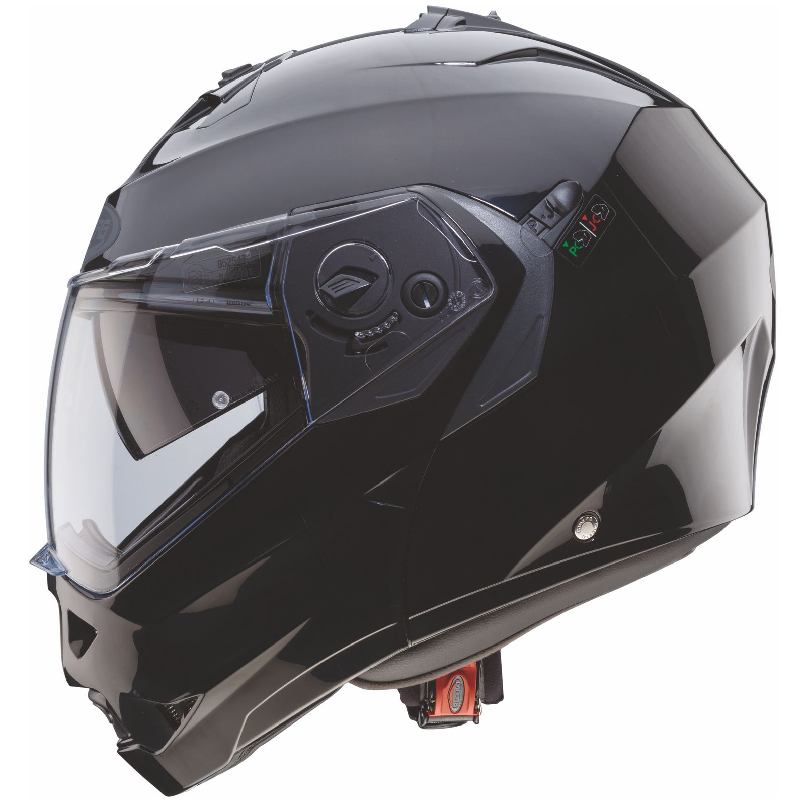 Casco Caberg Duke II Smart, nero (non verniciato)