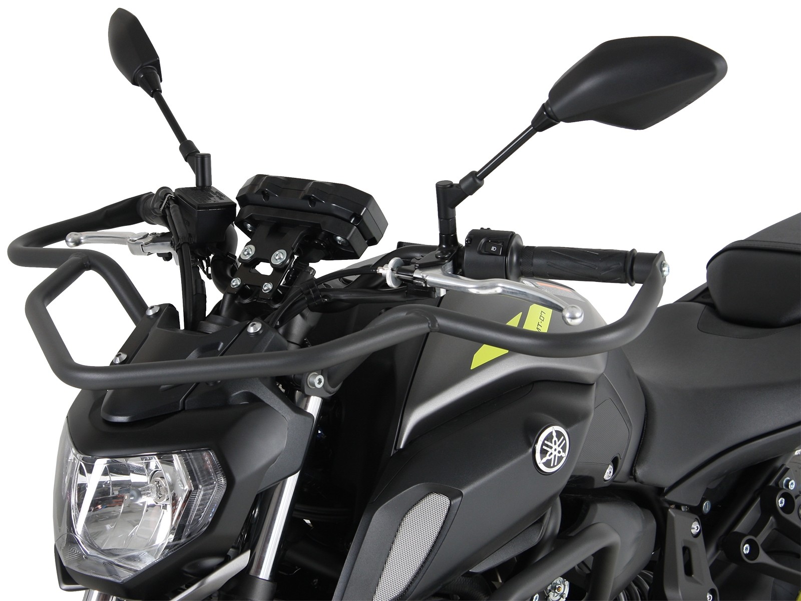 Barra di protezione anteriore antracite per Yamaha MT-07 (Bj.18-20) Hepco & Becker