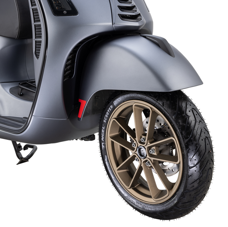 Cerchio anteriore/posteriore 13" per Vespa GTS/GTS Super/GTV/GT 60/GT/GT L 125-300ccm, bronzo opaco