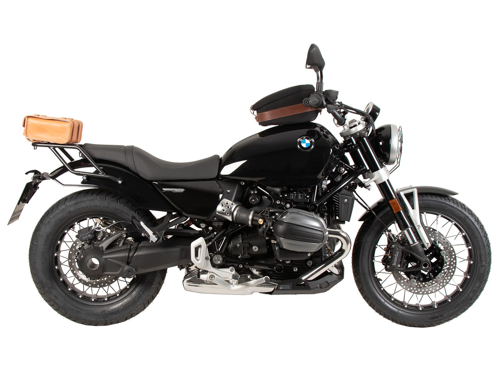 Portapacchi tubolare nero per BMW R 12 (24-) Hepco & Becker