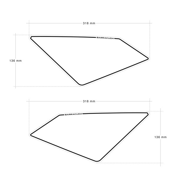 Set di adesivi per Honda X-ADV (21-) - Barracuda
