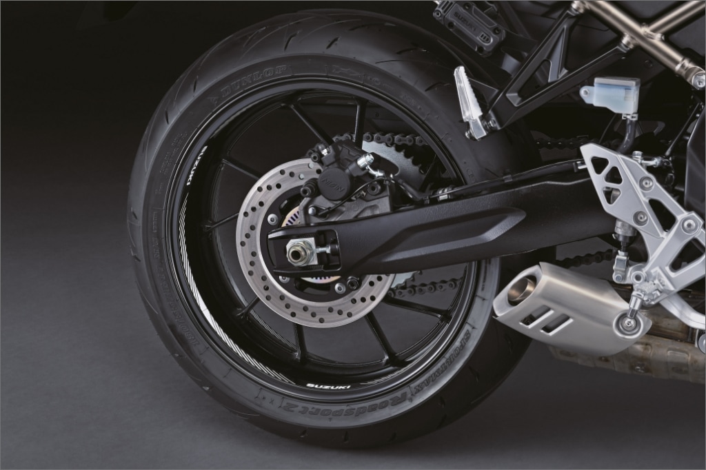 Decorazione per cerchioni bianco/nero per Suzuki GSX-8R (24-) / GSX-8T (25-) Originale
