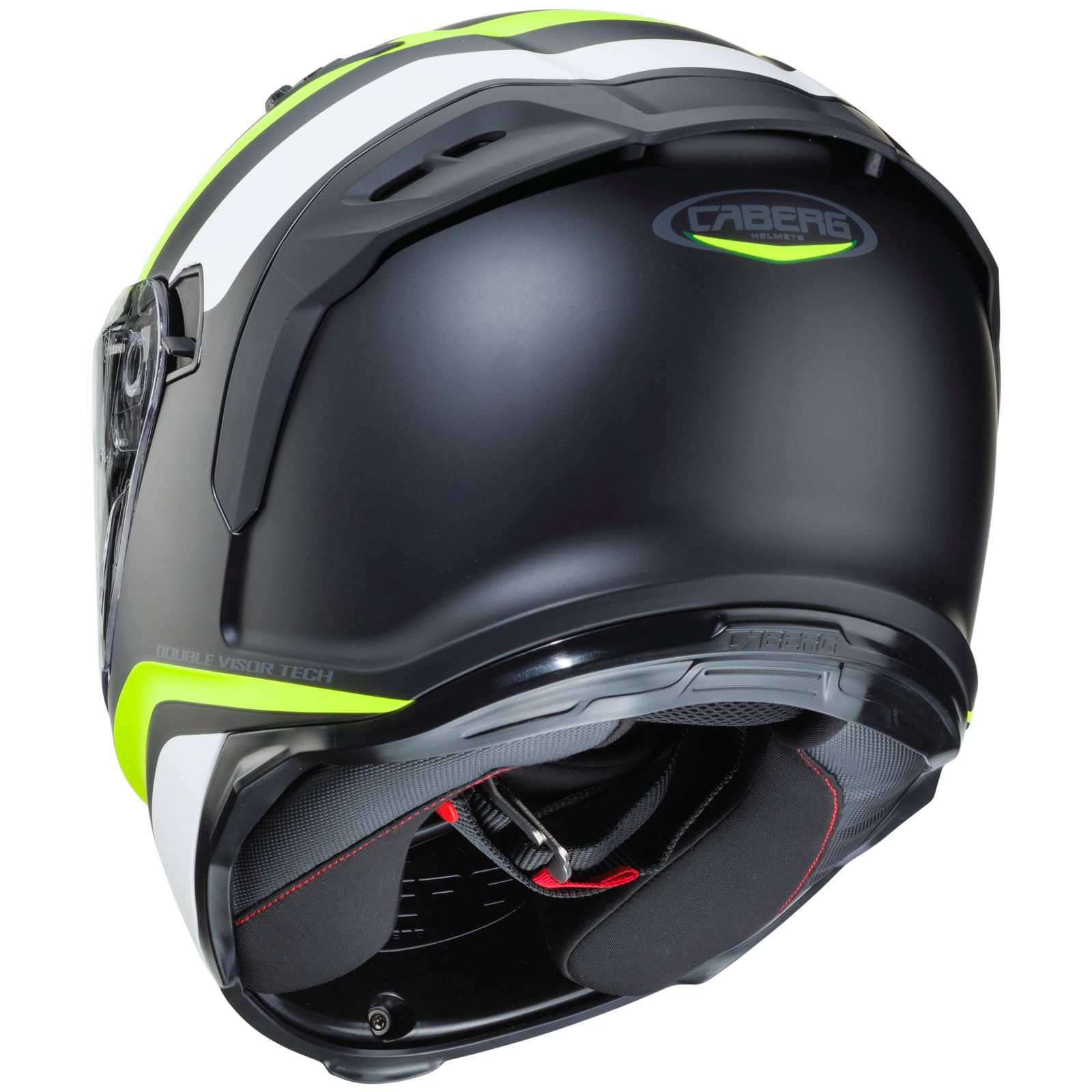 Caberg Casco Avalon Blast, nero opaco/bianco-fluo-giallo