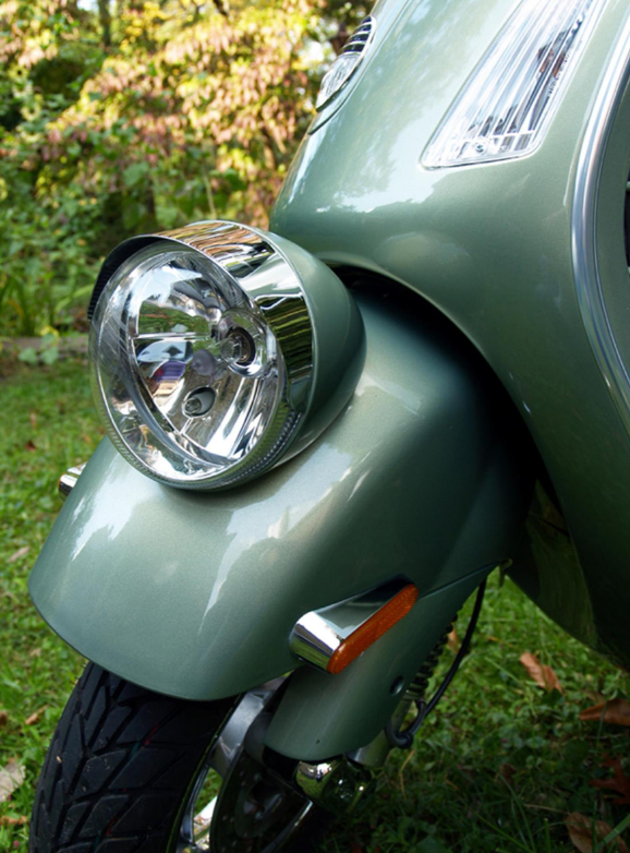 Anello lampada con paralume per Vespa GTV /GT 60 125-300ccm, cromo