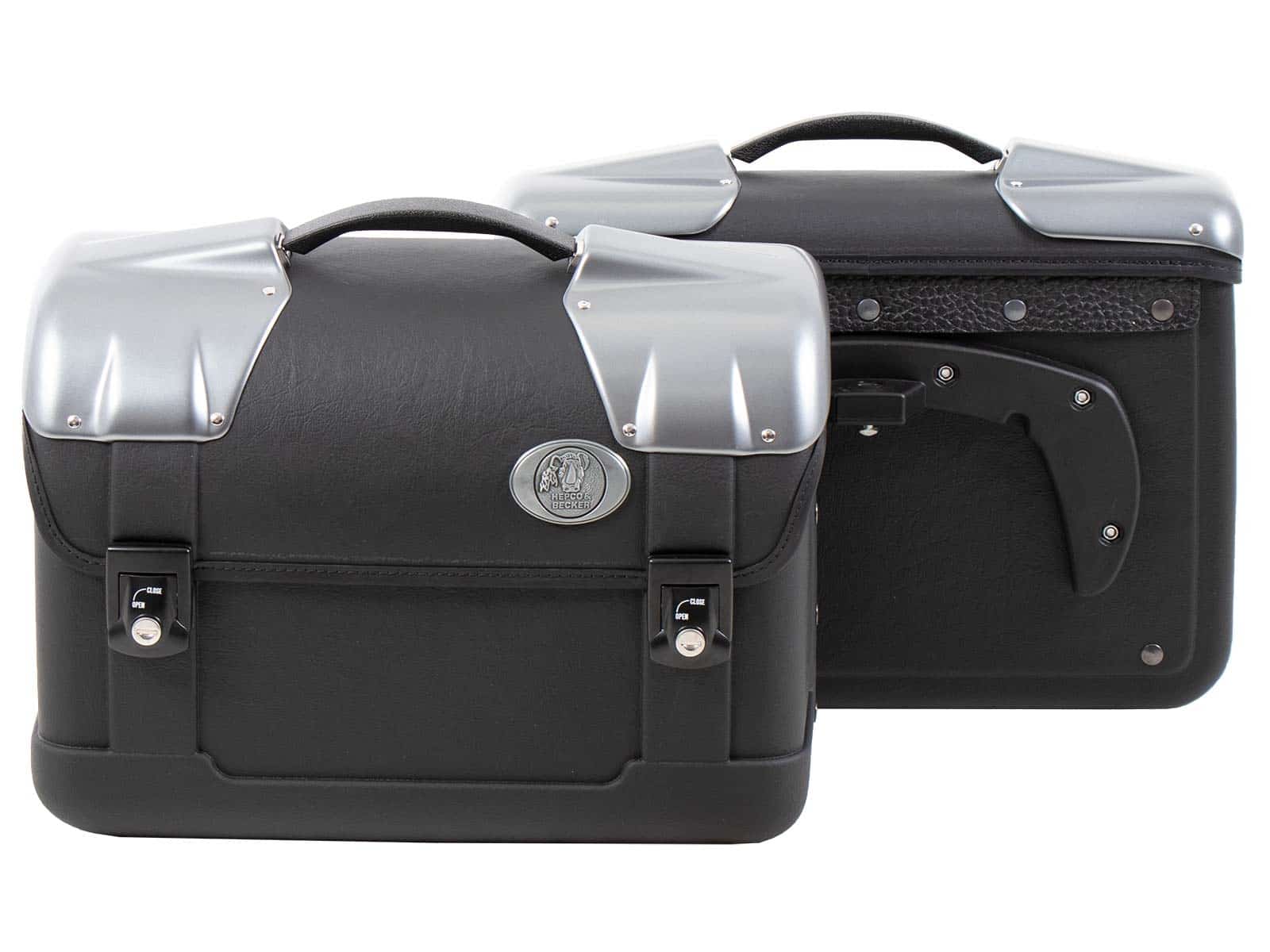 Set di valigie laterali Strayker 16L per porta archi C Hepco & Becker