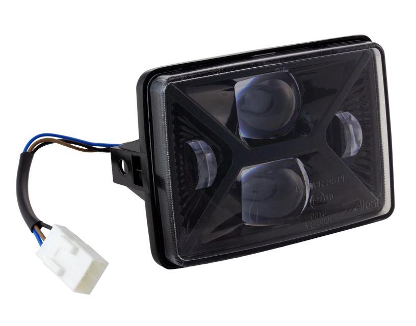Faro ZELIONI LED trapezoidale per Vespa S 50-150ccm