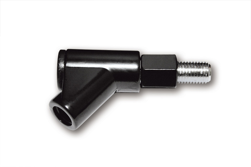 HIGHSIDER adattatore specchio intelligente nero M 10x1,25, filettatura destra
