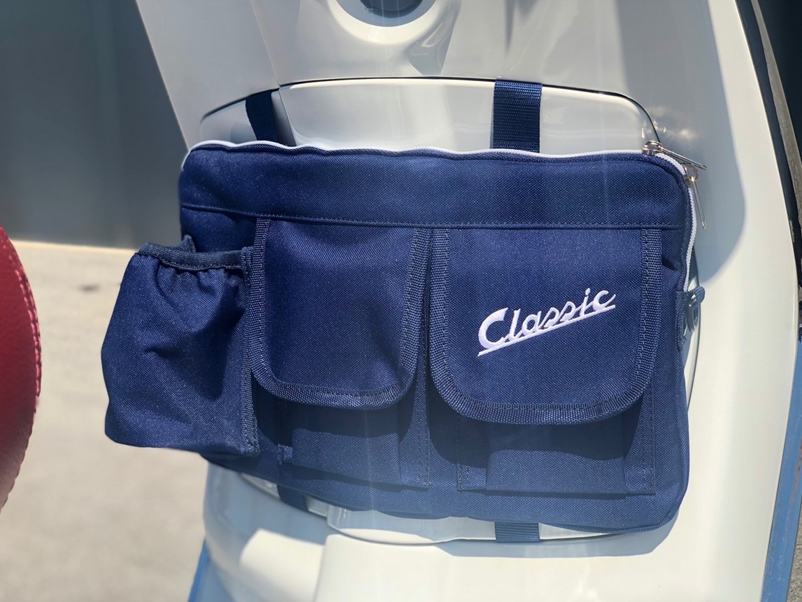 Borsa "Classic" per bagagliaio/guantiera Vespa - blu, nylon