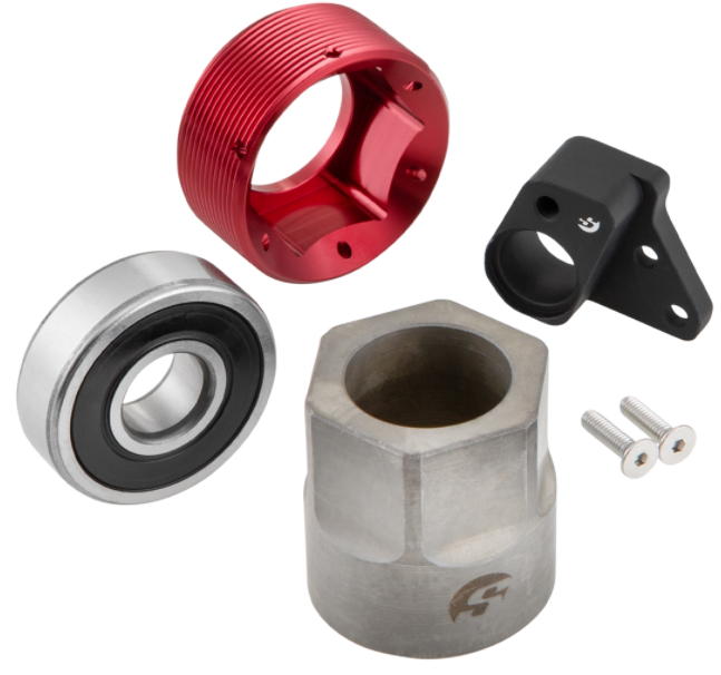 Forcellone per scarico racing posteriore Vespa GTS/​GTS Super/​GTV 125-300ccm con ABS, argento