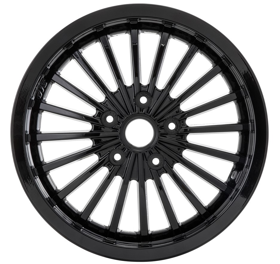 Cerchio anteriore/posteriore Vespa GTS/​GTS Super/​GTV/​GT 60/​GT/​GT L 125-300ccm, nero lucido