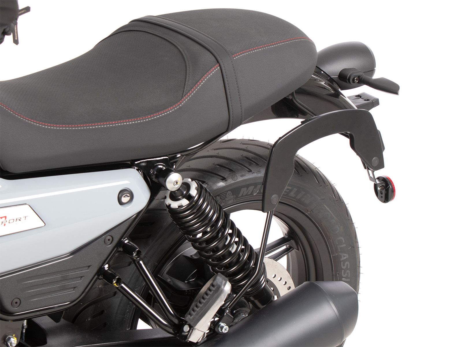 Portapacchi laterale C-Bow nero per Moto Guzzi V7 850 Sport (25- ) Hepco & Becker