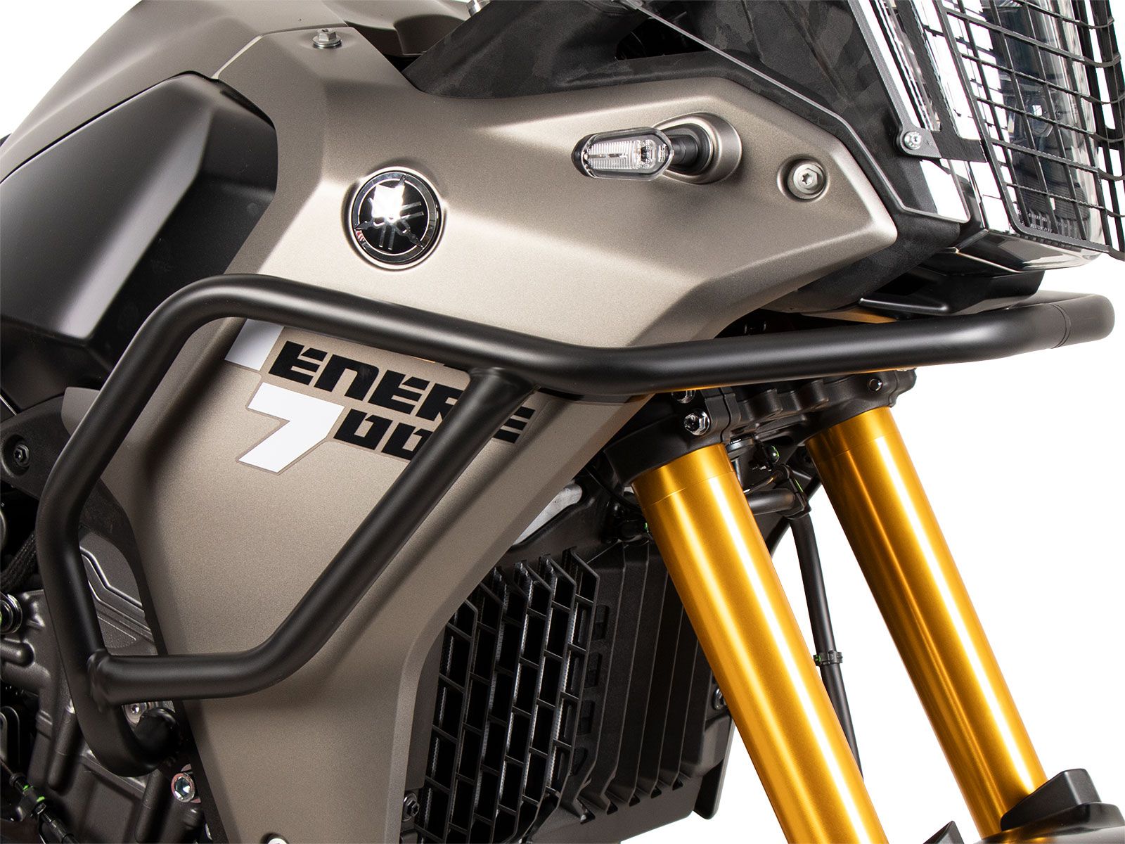 Barra di protezione serbatoio nera per Yamaha Ténéré 700 (25-) Hepco & Becker