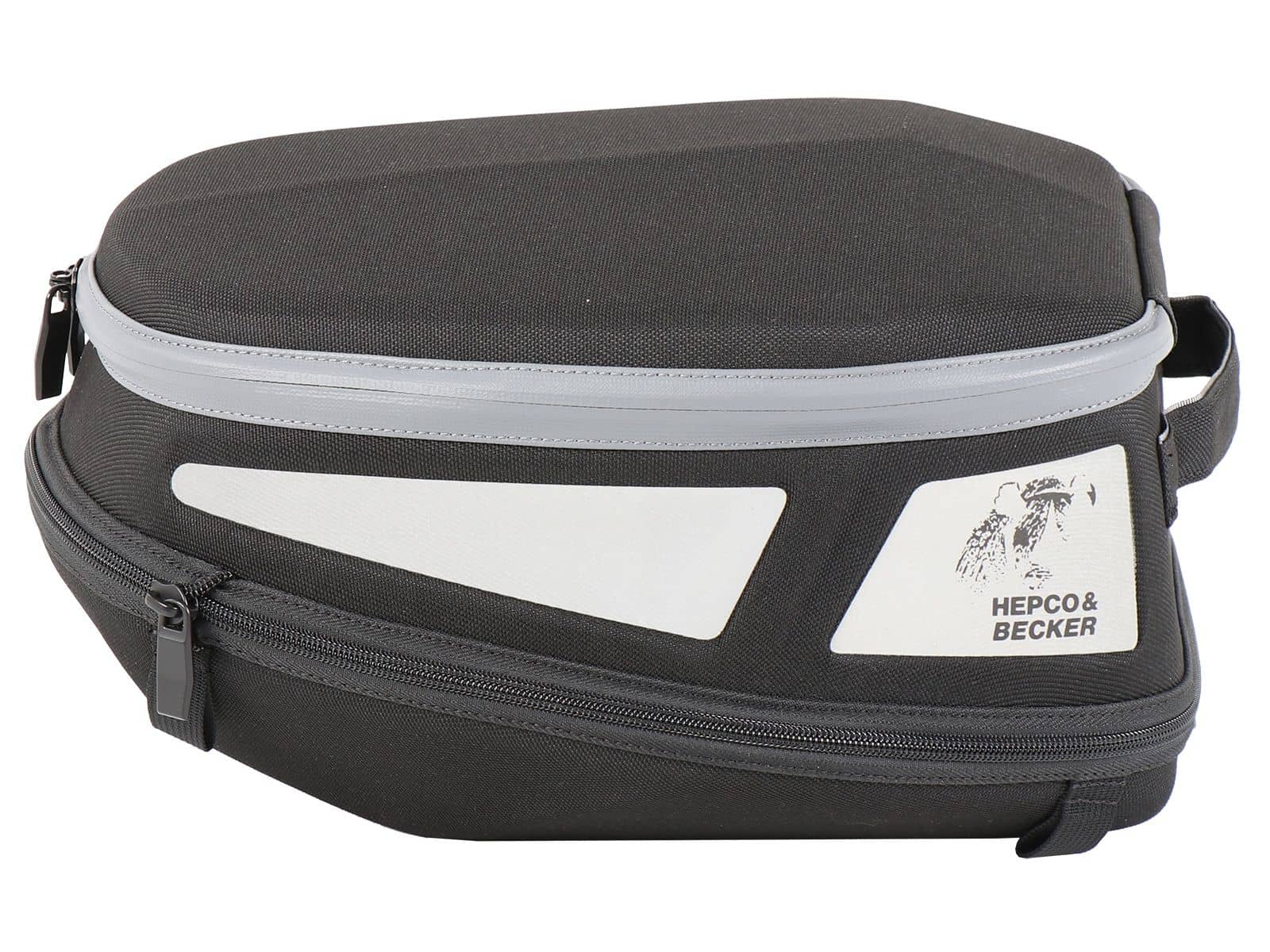 Royster Rearbag Sport borsa posteriore nera/grigia con attacco base Hepco & Becker
