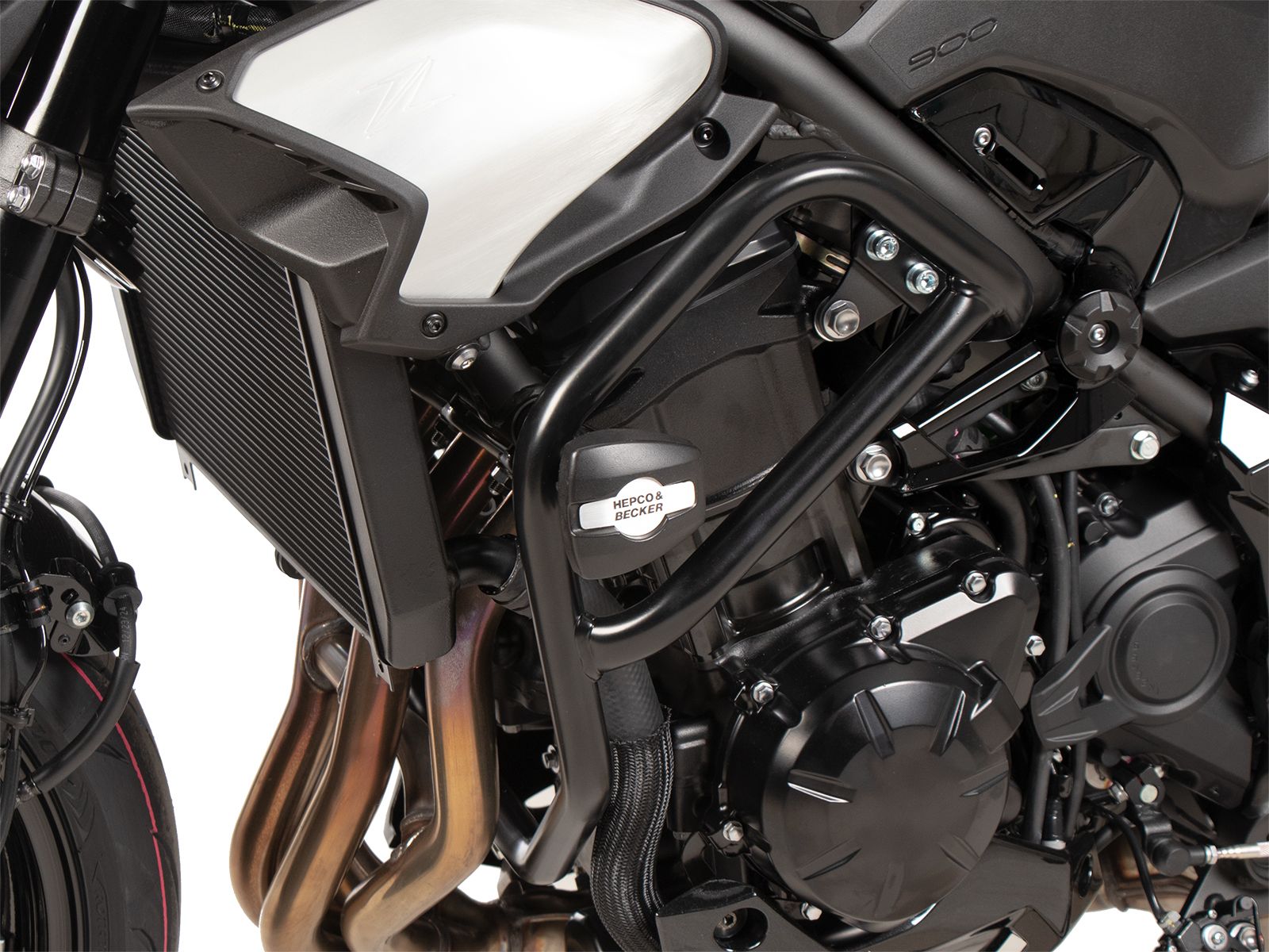 Protezione motore incl. cuscinetto di protezione per Kawasaki Z 900 /SE (25- ) Hepco & Becker