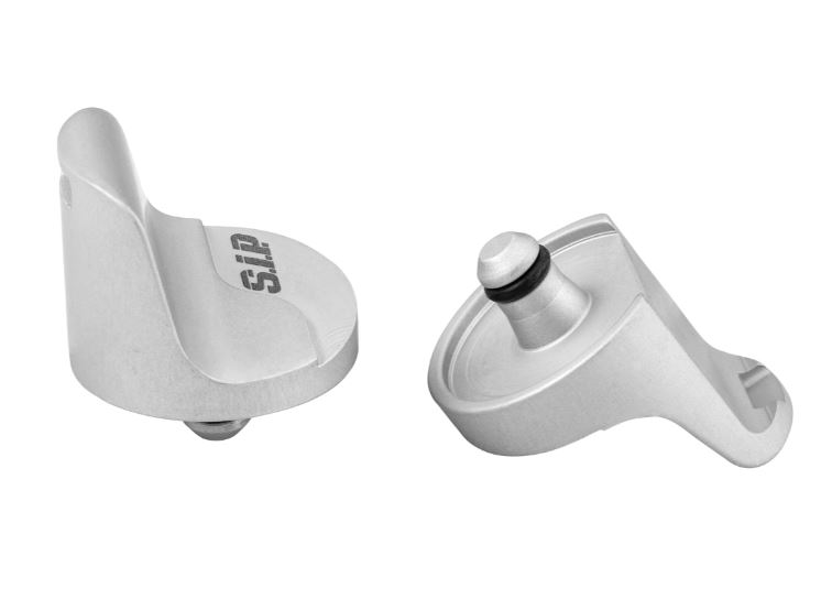 Copriforo per specchietto destro e sinistro per Vespa Primavera/Sprint/Elettrica 50-150cc, argento opaco