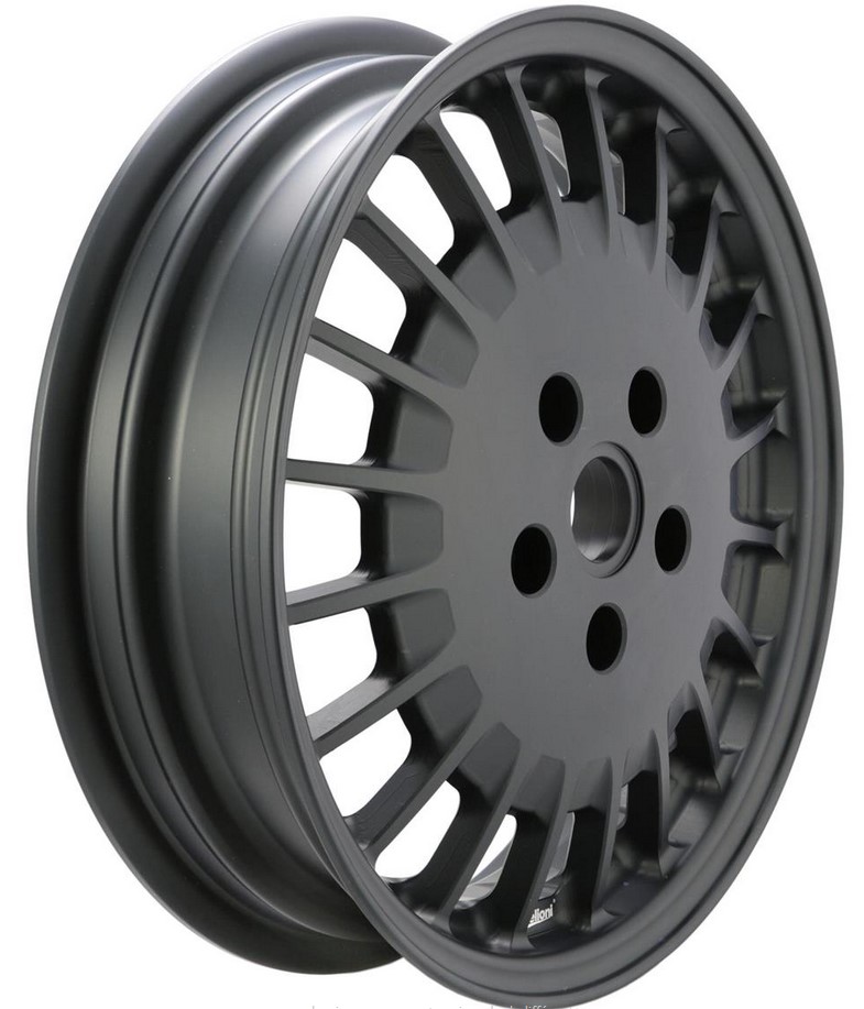 Cerchio anteriore/posteriore per Vespa GTS/GTS Super/GTV/GT 60/GT/GT L/946 125-300ccm, nero opaco