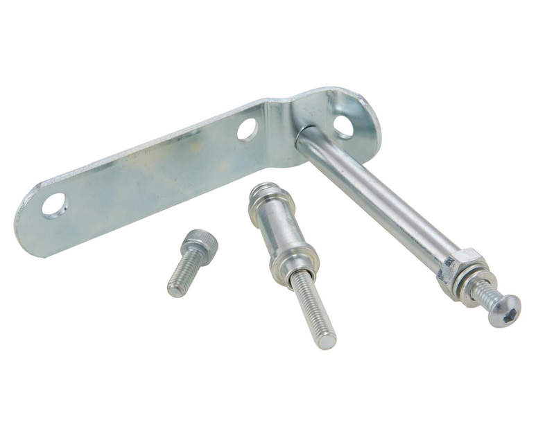 Portapacchi anteriore per Vespa Primavera /Sprint /Elettrica 50-150ccm, pieghevole, nero lucido
