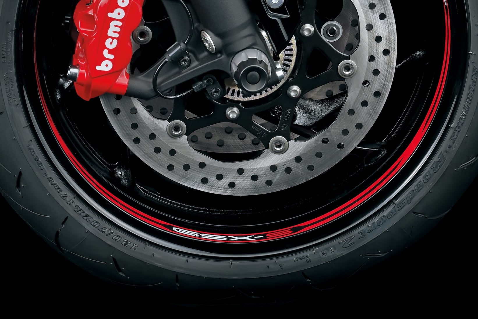 Decorazione per cerchione rosso per Suzuki GSX-S 1000 GX (24-) Originale