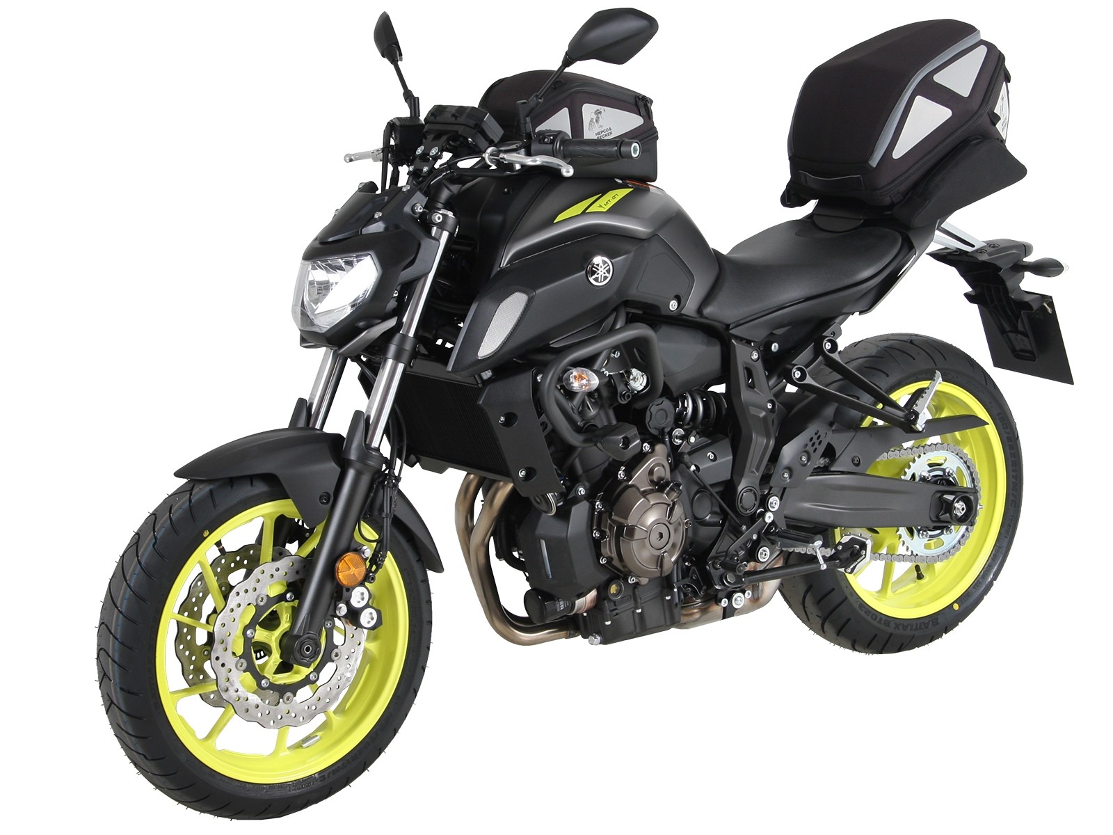Barra protezione motore antracite per Yamaha MT-07 (Bj.18-) Hepco & Becker