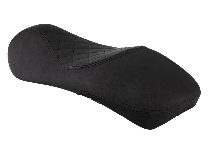 Sella sportiva "Black Editiont" per Vespa GTS/GTS Super/GTV 125-300ccm (14-), trapuntata nera