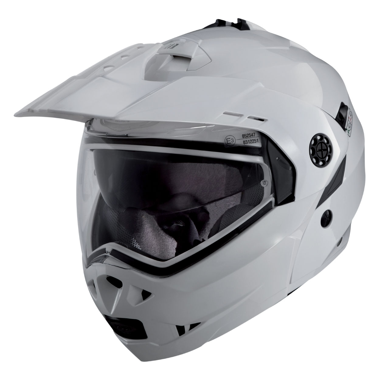 Casco Caberg TourmaxI, bianco metallizzato