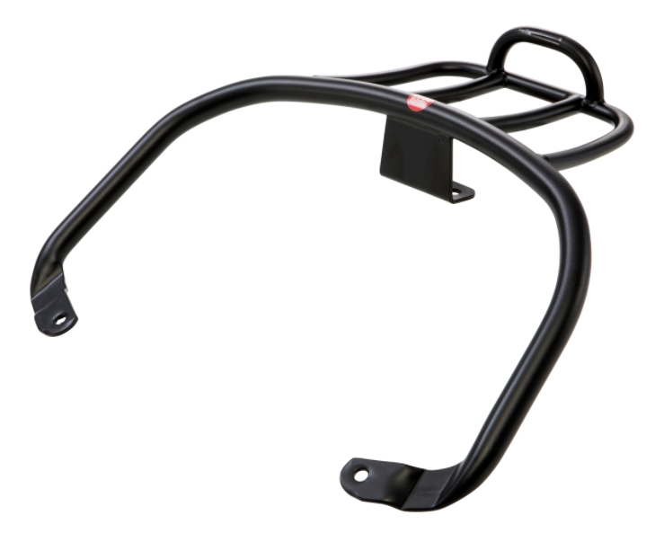 Portapacchi/maniglione passeggero nero opaco per Vespa Primavera/​Sprint 50-150ccm 2T/​4T AC