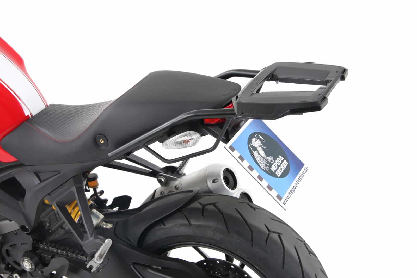 Porta bauletto in alluminio per Ducati Monster 1100 Evo (11-13) Hepco & Becker