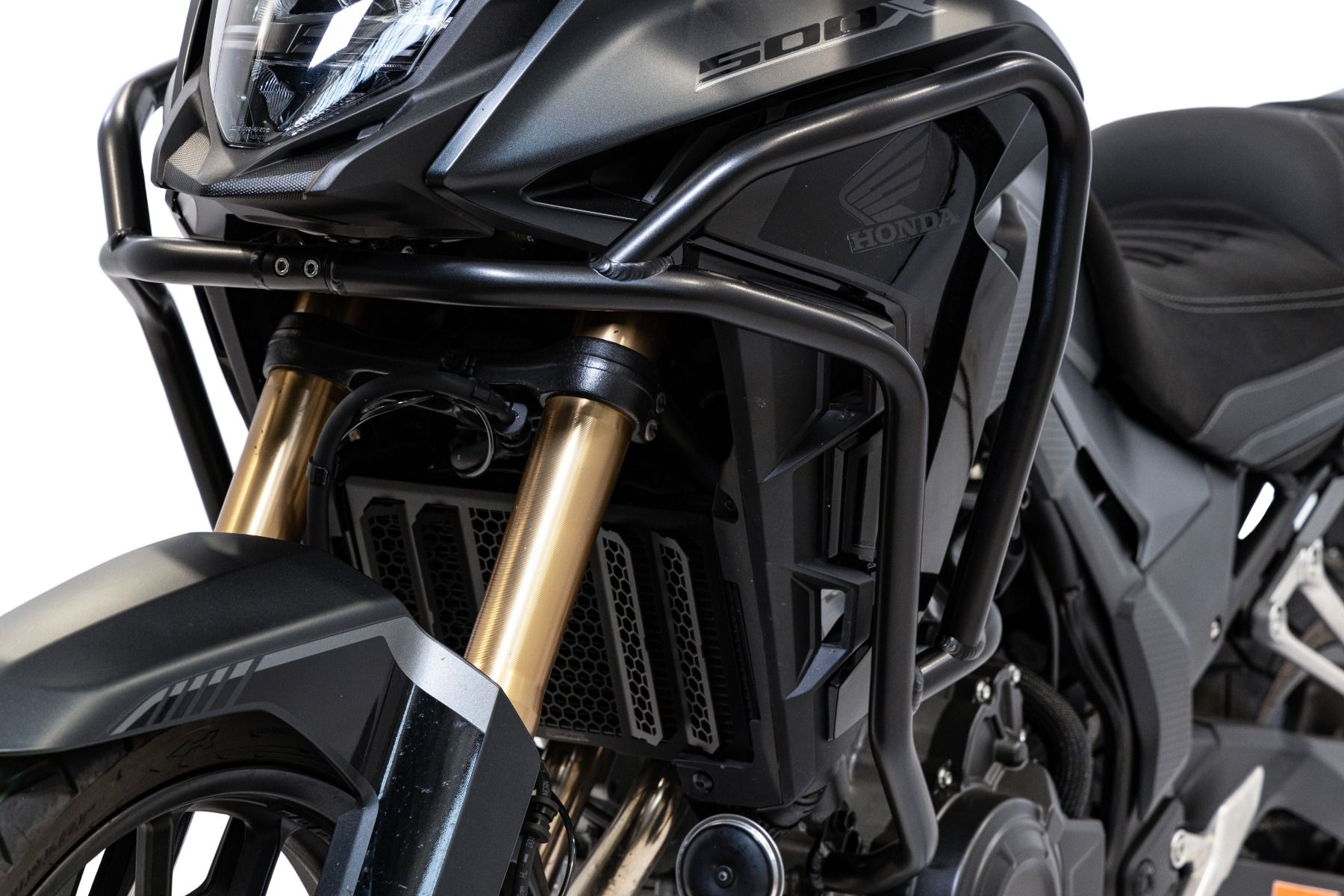 Barra di protezione in alluminio, parte superiore per Honda CB 500 X, nero