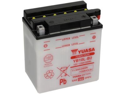 Batteria Yuasa YB10L-B2, 12 V, 11 A, standard, senza pacco acido, 135x90x145