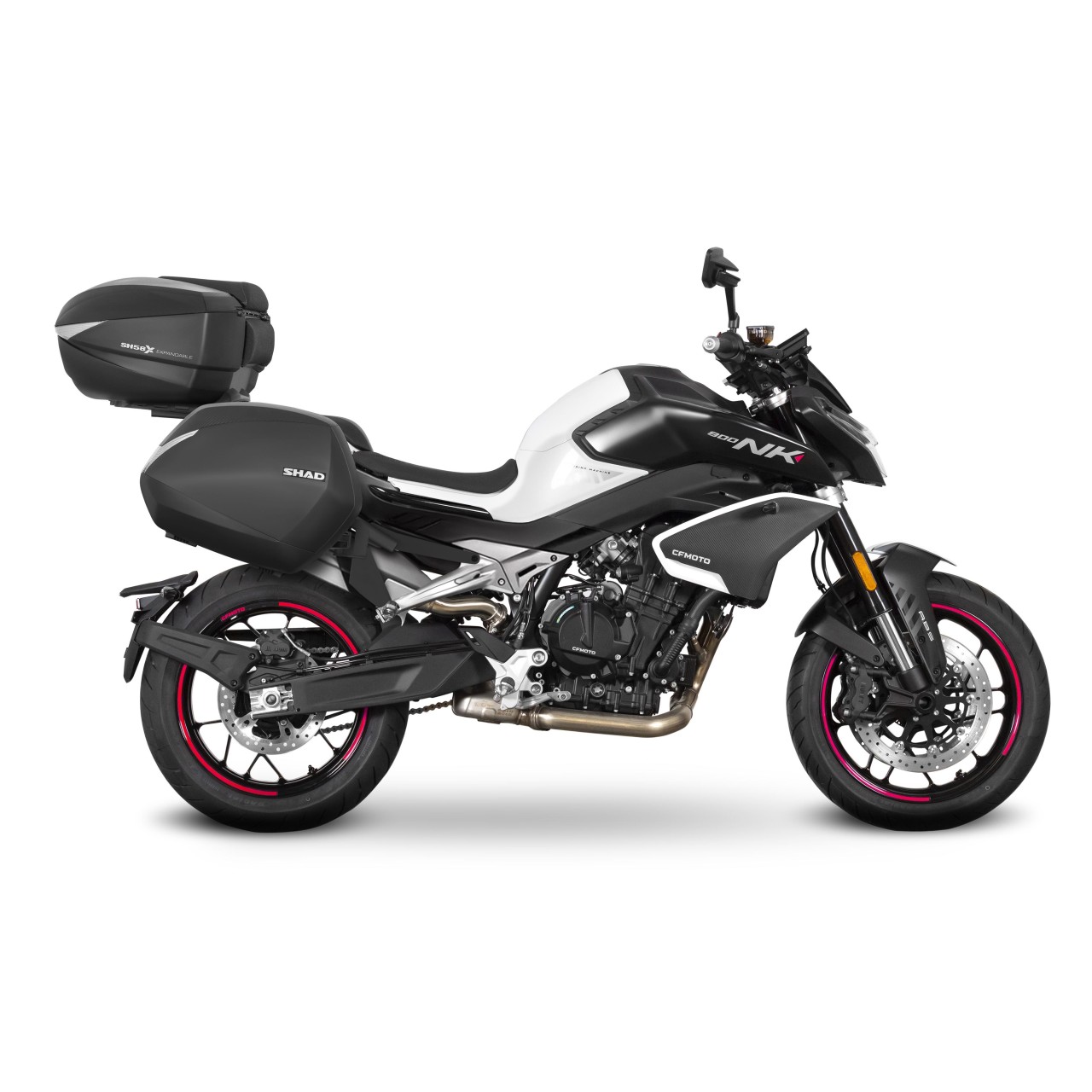 Portapacchi Shad Top Case verniciato nero per CFMoto 800 NK (23-25)