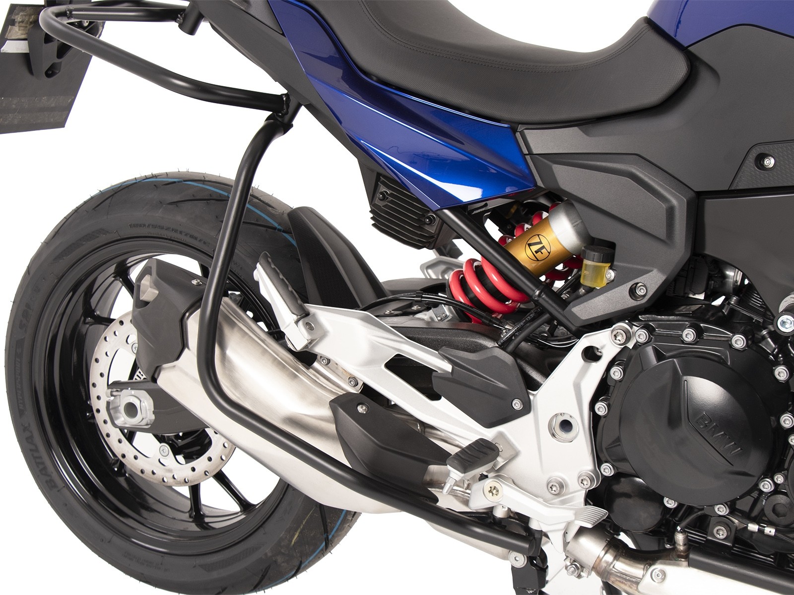 Barra di protezione posteriore nera per BMW F 900 R (20-24) Hepco & Becker
