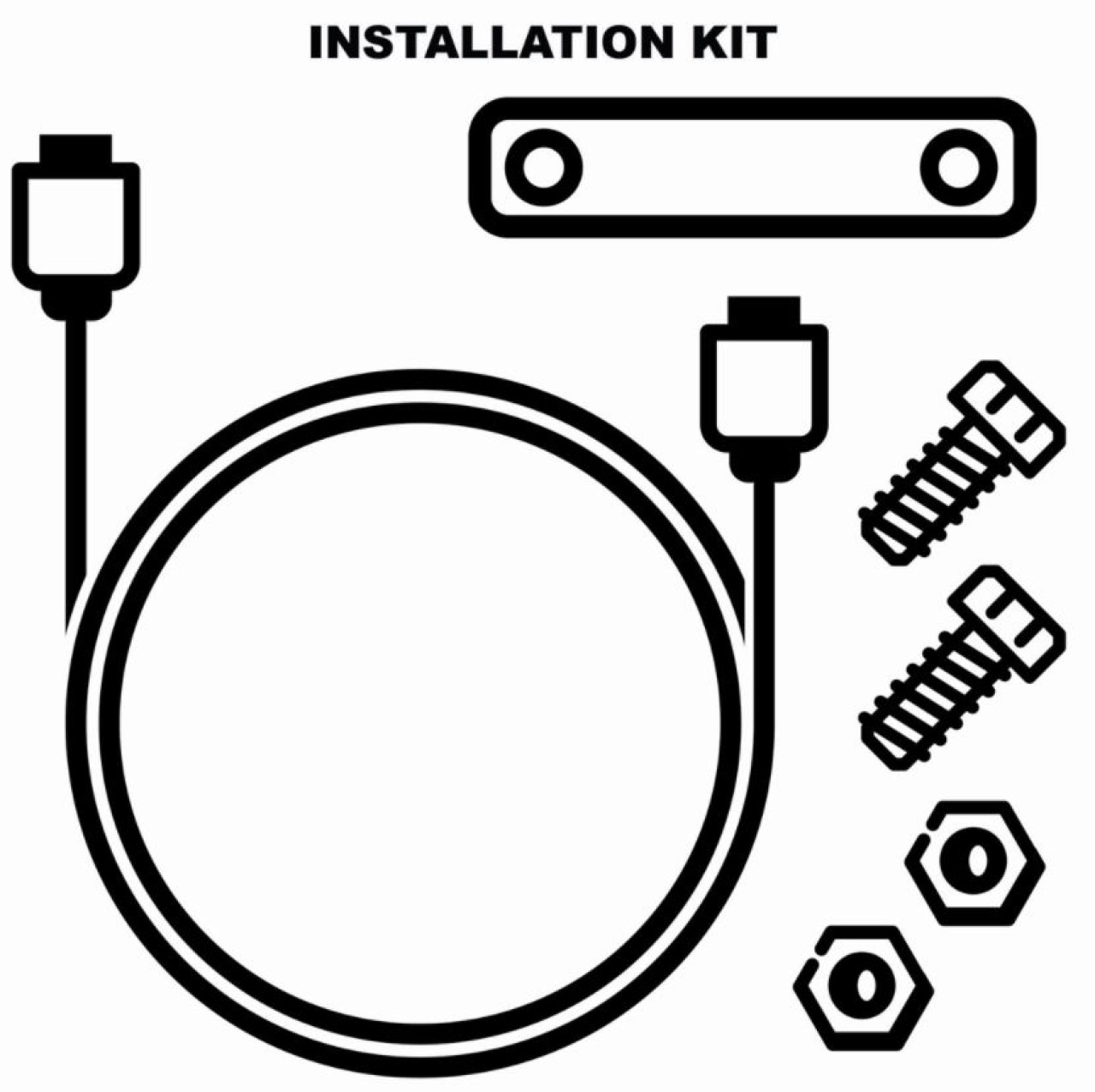 Kit di montaggio per sistema di allarme antifurto per Aprilia Tuareg 660 E5 ABS