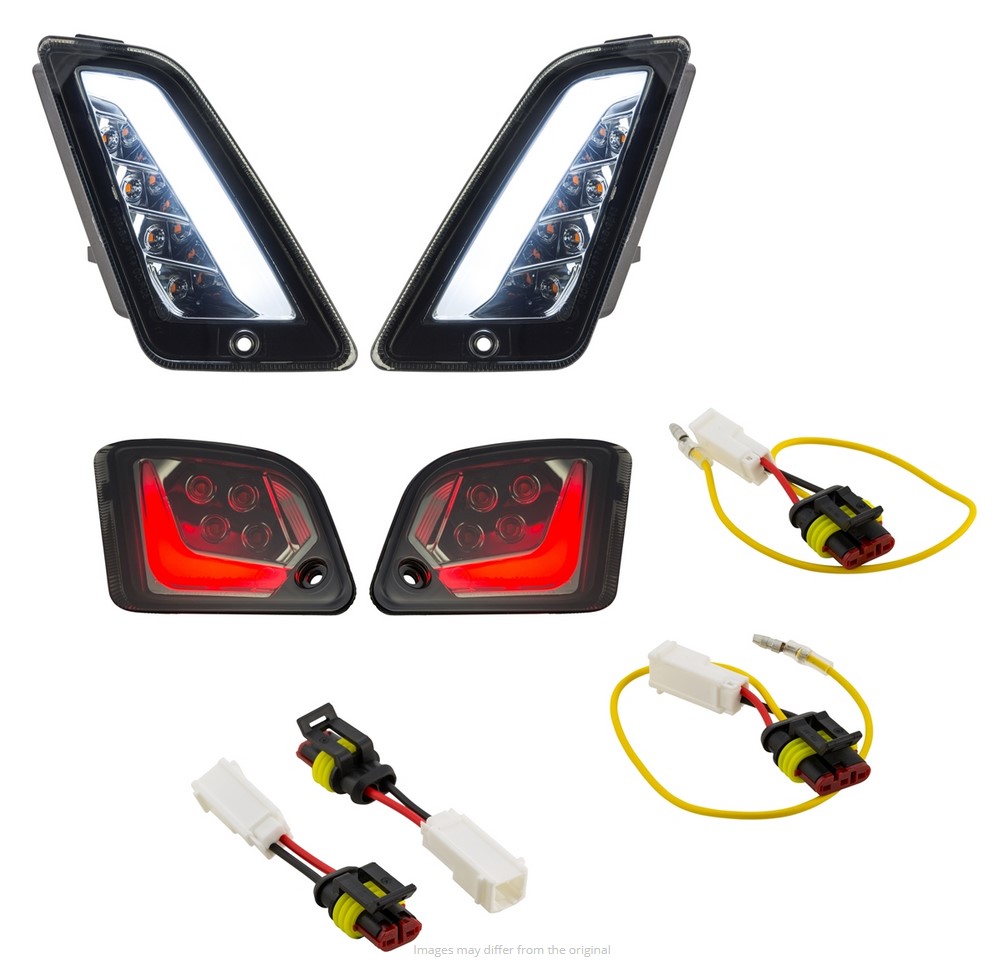 Kit indicatori di direzione anteriori e posteriori per Vespa GTS/GTS Super/GTV/GT 60/GT/GT L ('03-'13), colorati